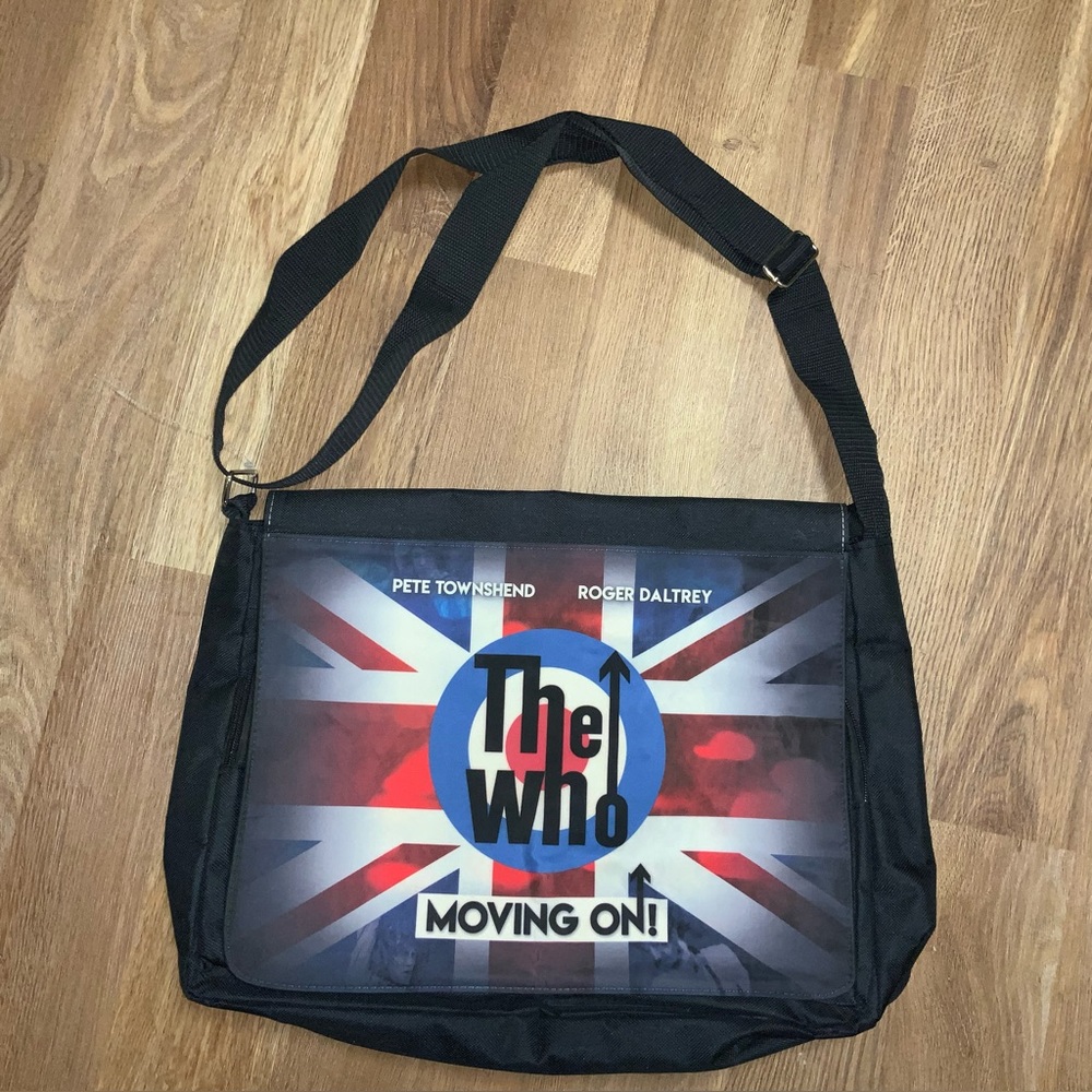 NWOT The Who Moving On Messenger Bag VIP Concert
